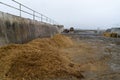 Silo pit, animal feed storage Royalty Free Stock Photo