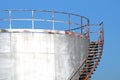 Silo with stairs