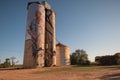 Silo trail artwork in Patchewollock