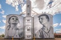 Silo trail artwork in Rupanyup