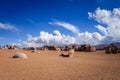 Siloli desert in sud Lipez reserva, Bolivia Royalty Free Stock Photo