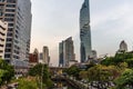 Silom Skyscrapers Skyline Bangkok