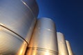 Silos Royalty Free Stock Photo