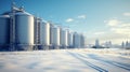 Silos and agroprocessing plant for processing background