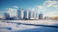 Silos and agroprocessing plant for processing background