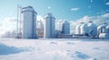 Silos and agroprocessing plant for processing background