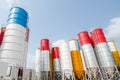 Silos Royalty Free Stock Photo