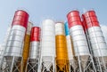 Silos Royalty Free Stock Photo