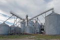 Silos at Farmer\'s CoOp in Baird, Texas