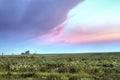 Silos at Sunrise Royalty Free Stock Photo