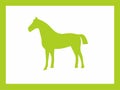 Horse green Design Royalty Free Stock Photo