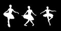 silouette dancer