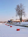 Silute town Marina, Lithuania Royalty Free Stock Photo