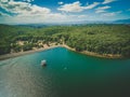 Silvan Reservoir lake and surrounding forest. Royalty Free Stock Photo