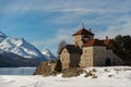 Castle Crap da Sass in Silvaplana in Switzerland