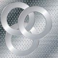Silver abstract tech background Royalty Free Stock Photo