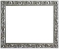 Silver Aged Vintage Picture Frame Royalty Free Stock Photo