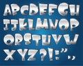 Silver alphabet