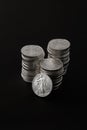 Silver American Eagle Coins Royalty Free Stock Photo