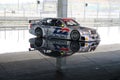 Silver AMG Mercedes DTM car Royalty Free Stock Photo