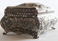 Silver ancient casket