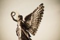 Silver angel statue Royalty Free Stock Photo