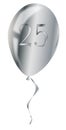 Silver Anniversary Balloon