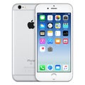 Silver Apple iPhone 6s front view with iOS 9 on the screen Royalty Free Stock Photo