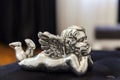 Silver baby angel Royalty Free Stock Photo