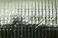Silver background from metal foil paper decorative texture. Royalty Free Stock Photo