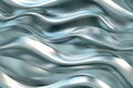 Silver background with wavy lines, seamless pattern Royalty Free Stock Photo
