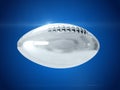 Silver ball. 3D rendering Royalty Free Stock Photo