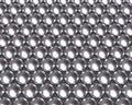 Silver balls pattern reflective texture