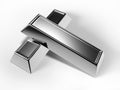 Silver bars Royalty Free Stock Photo