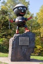 Rocky Taconite mascot landmark honors the area mining history