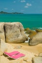 Silver beach, Crystal Beach beach view at Koh Samui Island Royalty Free Stock Photo