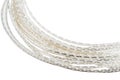 Silver beading chain Royalty Free Stock Photo