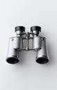 Silver Binoculars Close-Up Royalty Free Stock Photo