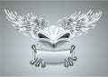 Silver bird Royalty Free Stock Photo