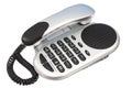 Silver and Black Telephone Royalty Free Stock Photo