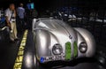 Silver BMW 328 Mille Miglia Roadster (1939) at the exhibition in the BMW Museum Munich, Germany Royalty Free Stock Photo