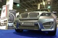 Silver BMW X5 front Royalty Free Stock Photo