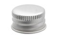 Silver bottle cap isolated