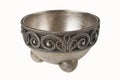 Silver bowl Royalty Free Stock Photo