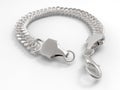 Silver bracelet Royalty Free Stock Photo