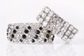 Silver bracelets Royalty Free Stock Photo