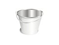 A silver bucket Royalty Free Stock Photo