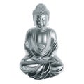 Silver buddha