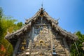 Silver Buddhas in Wat Sri Suphan, Buddhist temple Chiang Mai, Th