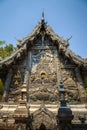 Silver Buddhas in Wat Sri Suphan, Buddhist temple Chiang Mai, Th